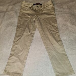 Girls Khaki School Pants